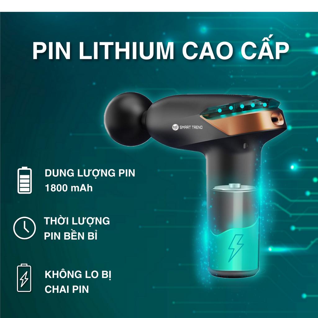 Máy massage cầm tay đấm lưng cơ bản phiên bản nâng cấp có đèn giúp mát xa cổ vai gáy MSCBNC
