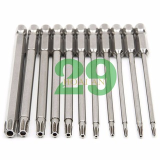 Mũi Vít Lục Giác Bông, Hoa thị 100mm chân lục giác cho khoan 11 món Tặng Găng Tay Bảo Hộ