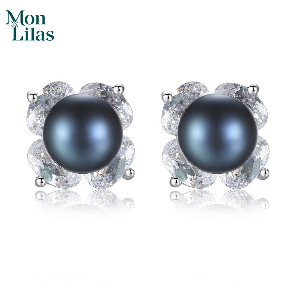 Bông Tai Bạc Mon Lilas Quý Phái Earring K0520001