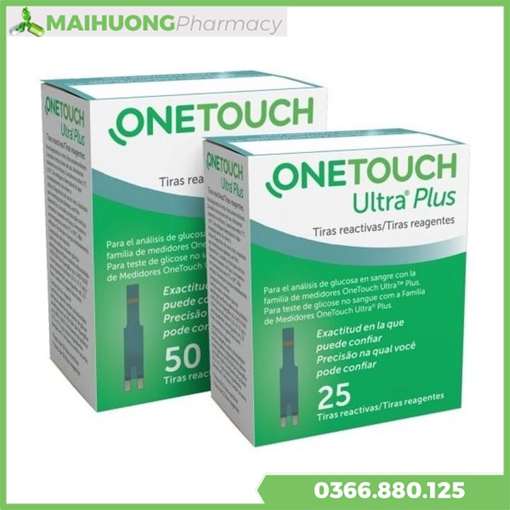 [Chính Hãng] Que Thử Tiểu đường Onetouch Ultra Plus 25 test