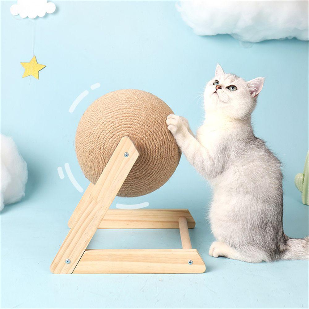 YOLA Cat Scratcher Toy Scratcher Cat Supplies Cats Exercise Sofa Protector Wheel Climbing Cats Scratcher Post