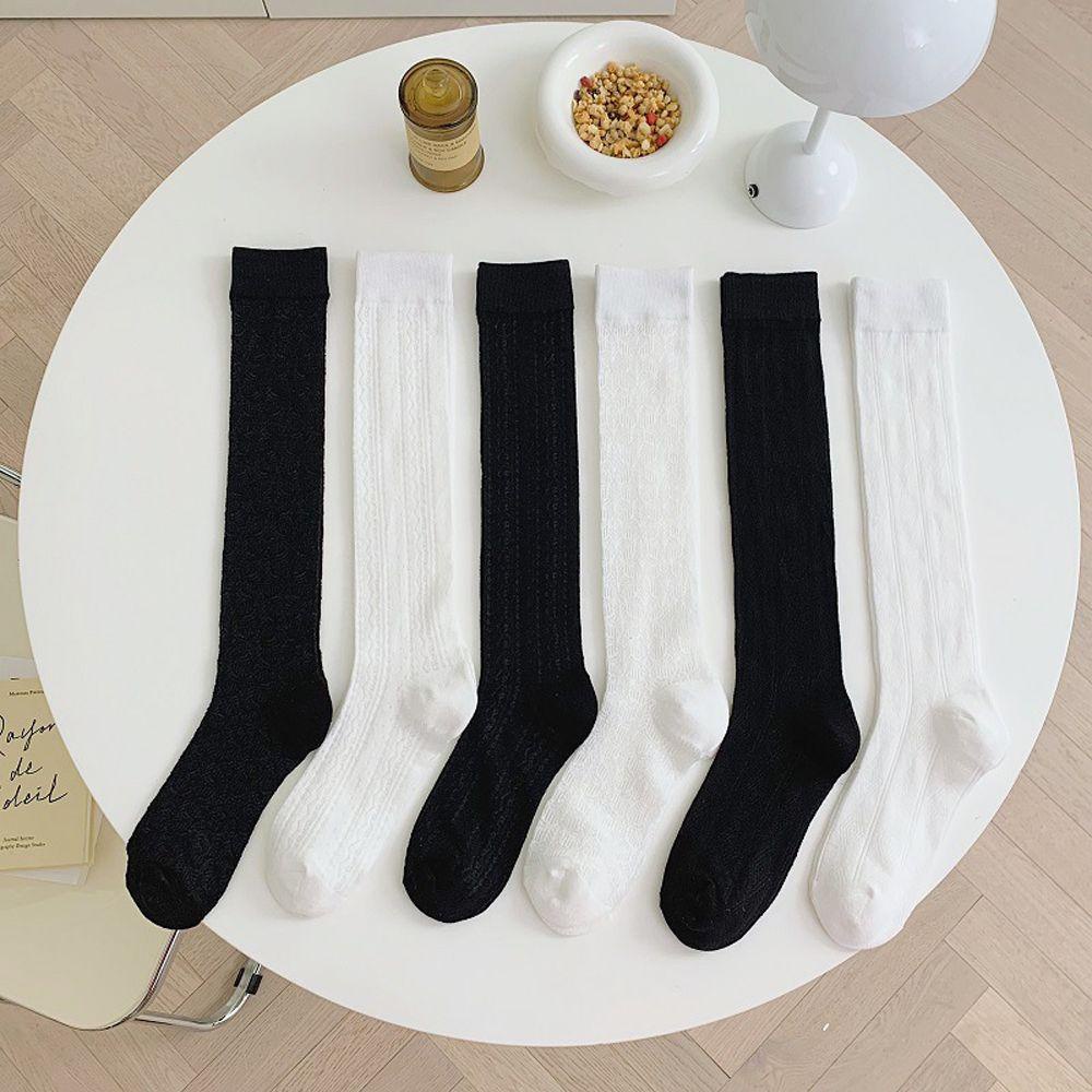 Vớ Lưới Xuyên Thấu Họa Tiết Kẻ Sọc / Chiếc Lá Phong Cách Lolita Quyến Rũ Cho Nữ 1