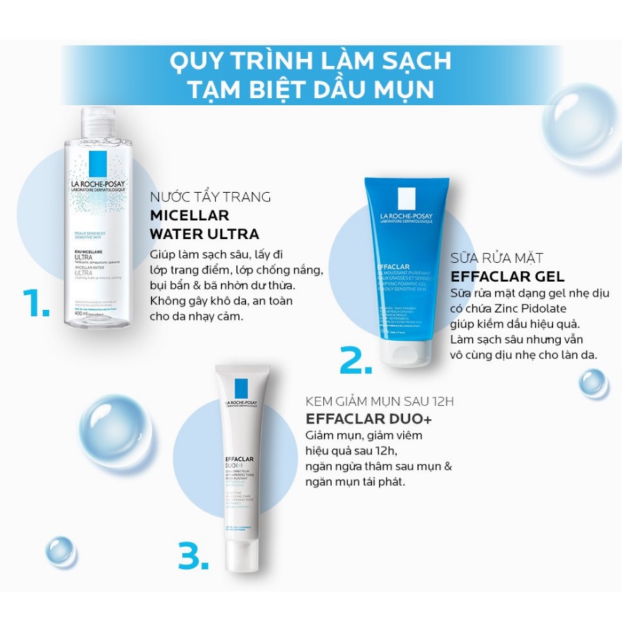 Nước Tẩy Trang La Roche-Posay Dành Cho Da Nhạy Cảm 400ml