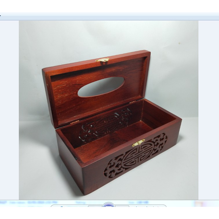 HỘP ĐỰNG GIẤY ĂN HOA VĂN PHONG THỦY