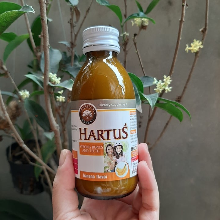 Canxi cho bé Hartus, thêm D3 và Vitamin K2, siro Hatus cho trẻ từ 4 tháng tăng chiều cao