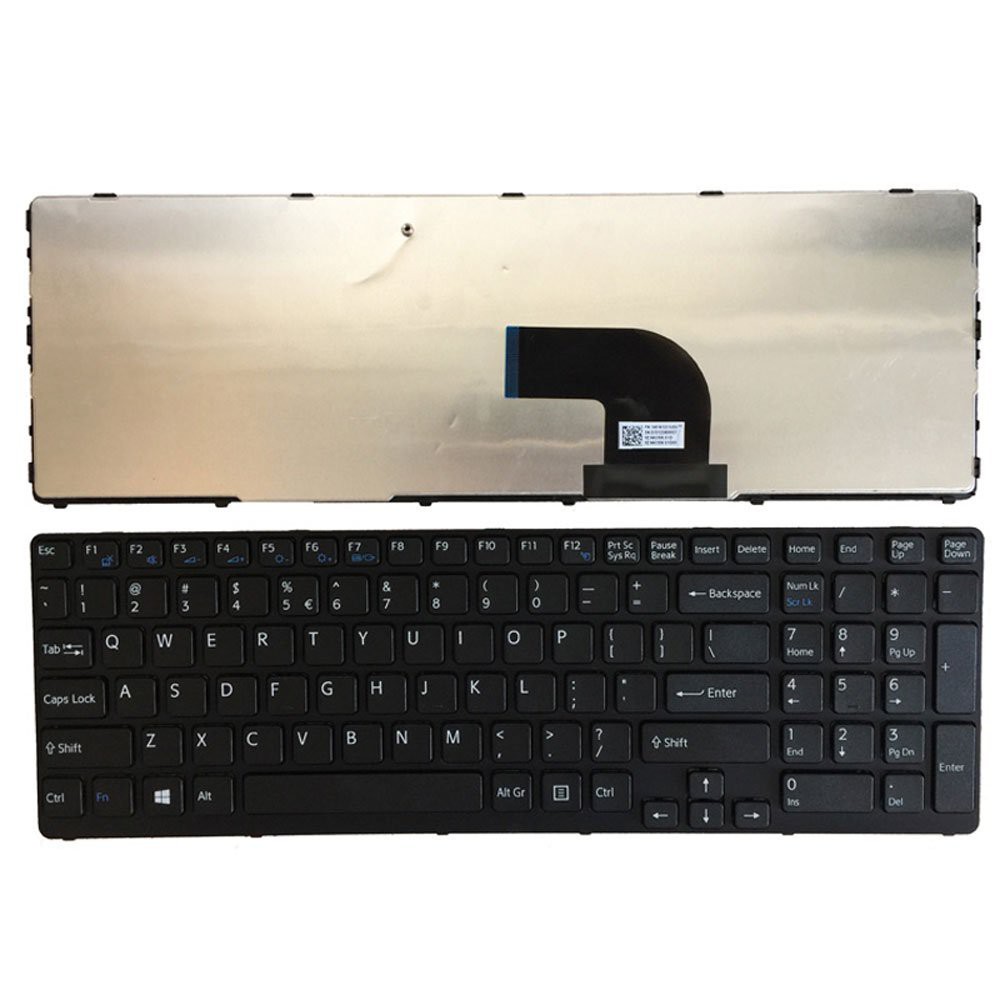 Bàn Phím Laptop Sony Vaio SVE15 Series Có Khung - Màu Đen