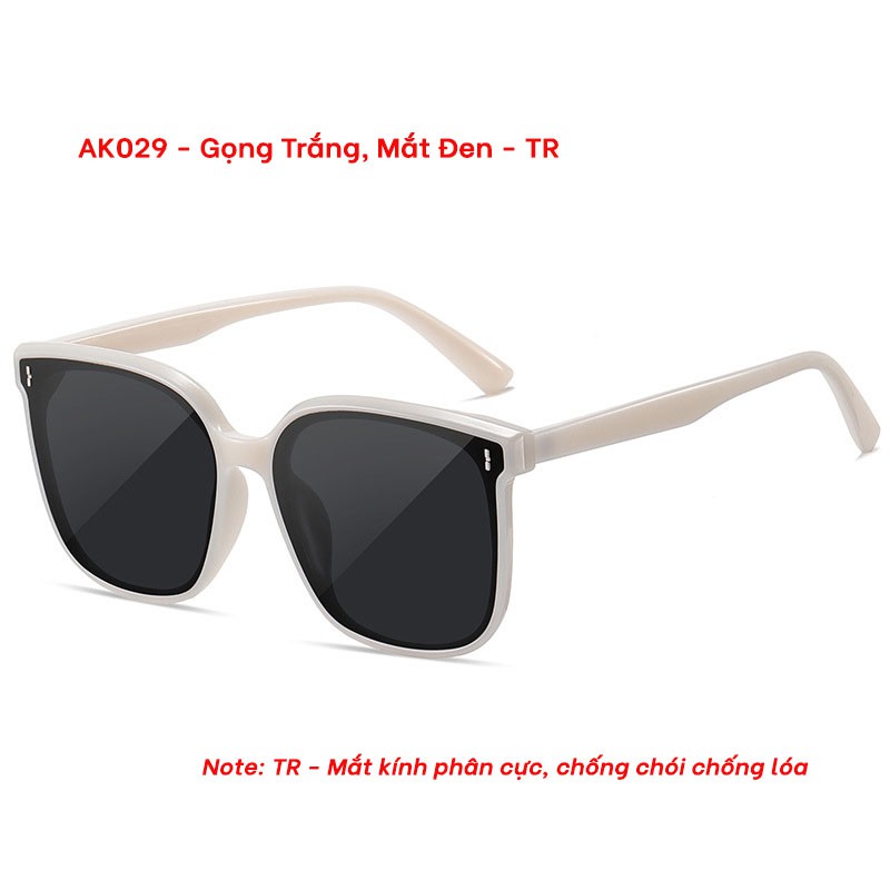Kính mát thời trang nam nữ mắt kính vuông thời thượng tròng kính phân cực chống chói chống lóa mới nhất 2021-AK029 Aoron | BigBuy360 - bigbuy360.vn