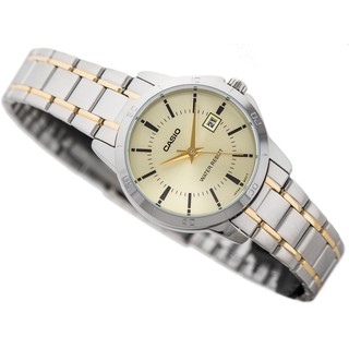 Đồng Hồ Nữ Dây Thép Casio LTP-V004SG-9AUDF
