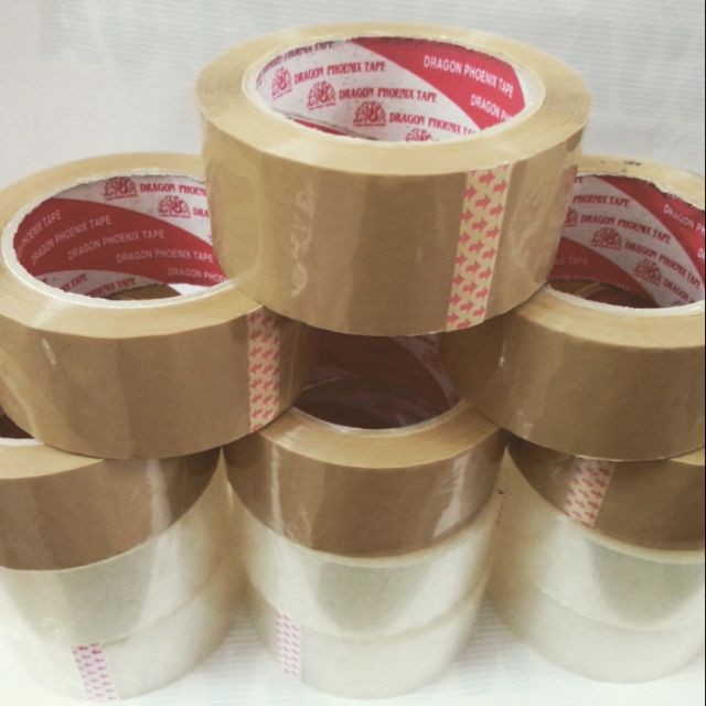 [Sale Tẹt Ga] 1 CUỘN BĂNG KEO TRONG ĐỤC SIÊU DÍNH GÓI HÀNG ĐÓNG DÁN THÙNG NIÊM PHONG 100 YARD (200G)