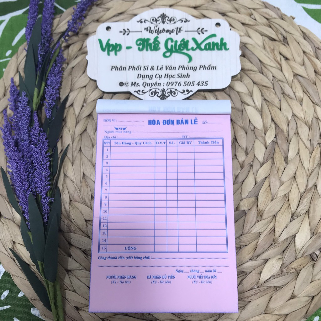 HÓA ĐƠN 2 LIÊN