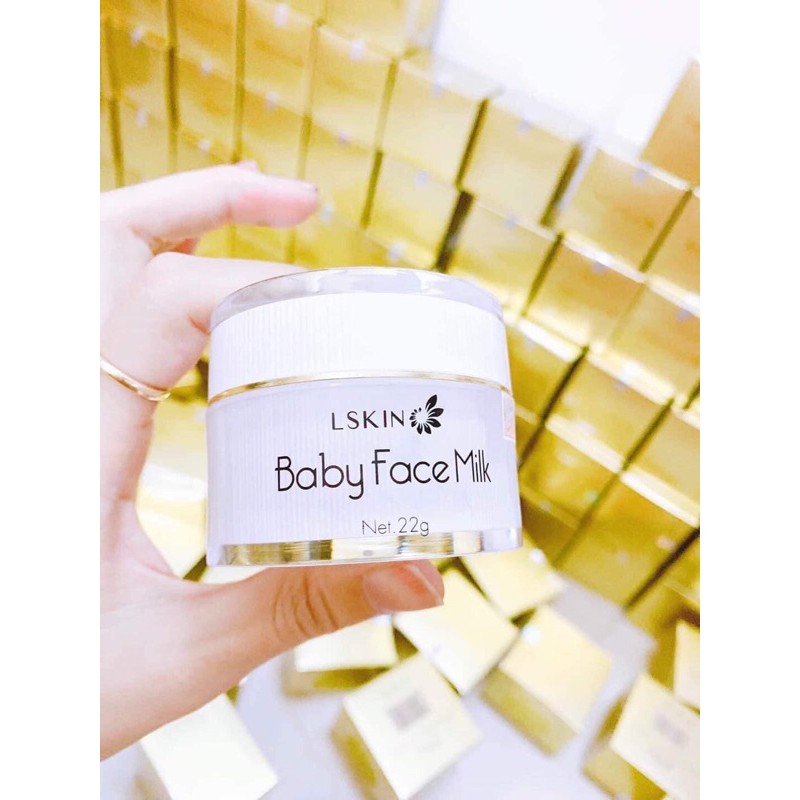 Kem dưỡng trắng da baby face sữa