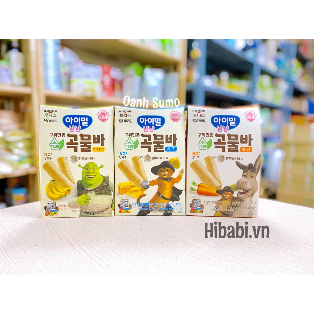 Bánh ống ngũ cốc ildong Hàn Quốc 12m+ (Date 08/2022)