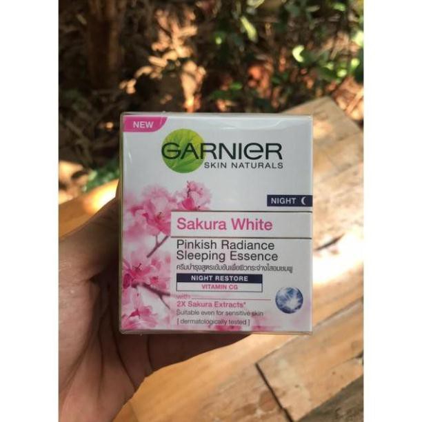 [ rẻ bất ngờ ] combo Kem Dưỡng Trắng Da Garnier Sakura White . ,