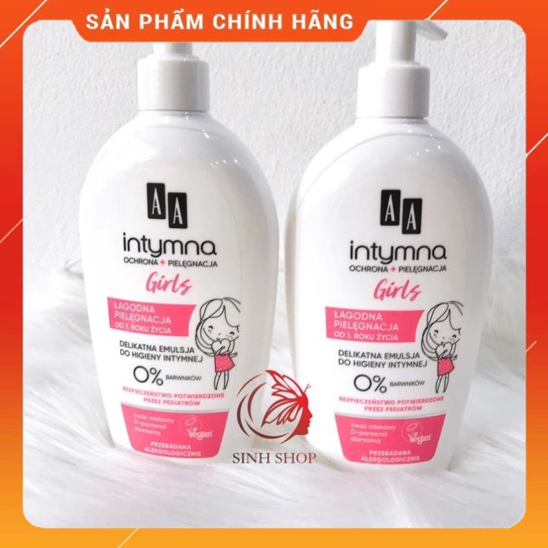 Dung Dịch Vệ Sinh AA Intymna Baby Girl cho bé gái (hàng nội địa balan)