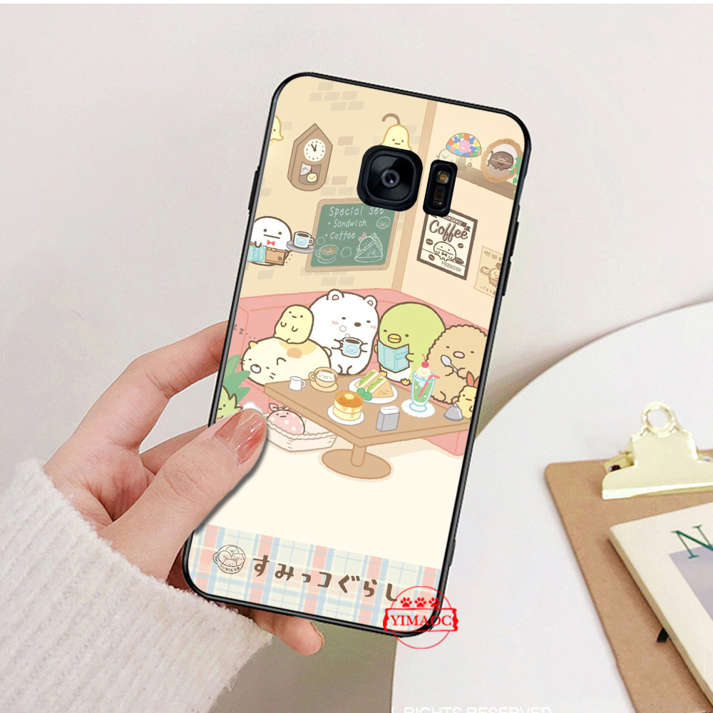 Ốp điện thoại silicon dẻo in hình Sumikko Gurashi 109J cho Samsung Note 8 9 10 Plus Lite 20 Ultra S6 Edge J7 Core