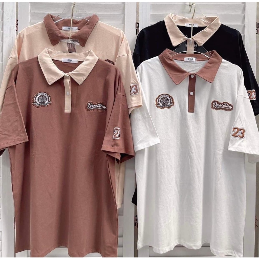 Áo polo nam nữ form rộng tay lỡ CAMA STORE M417