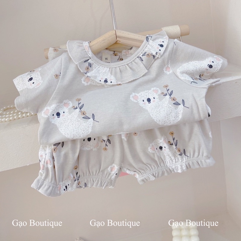 Đồ bộ cho bé gái 7-18kg - Hè 2023