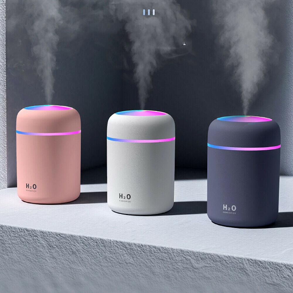 Máy Khuếch Tán Tinh Dầu 300ml Có Đèn LED