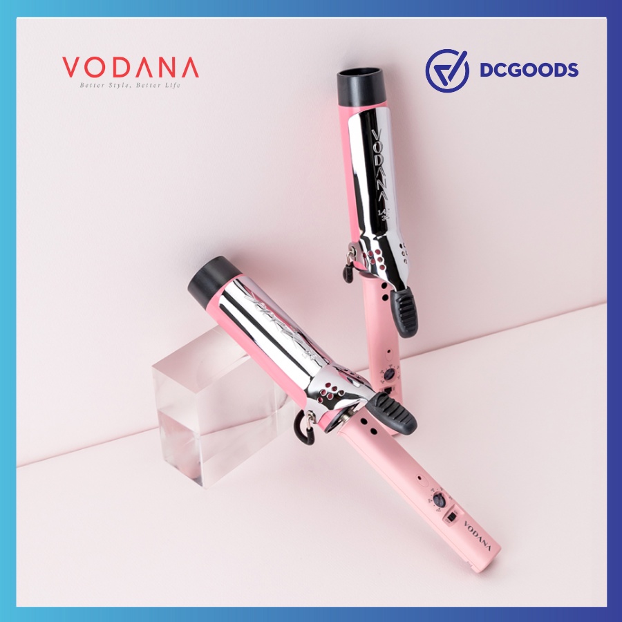Máy Làm Xoăn Tóc, Máy Tạo Sóng Tóc 4 Mức Chỉnh Nhiệt Vodana Chính Hãng. Nội Địa Hàn quốc