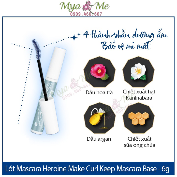 Lót Mascara Kiss Me Heroine Make Curl Keep Mascara Base