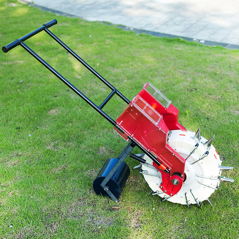 Máy gieo hạt tự động, Kết hợp bón phân thẳng hàng (14 răng - 7 răng kép - 23cm), máy tỉa hạt, máy tỉa bắp, mỏ inox