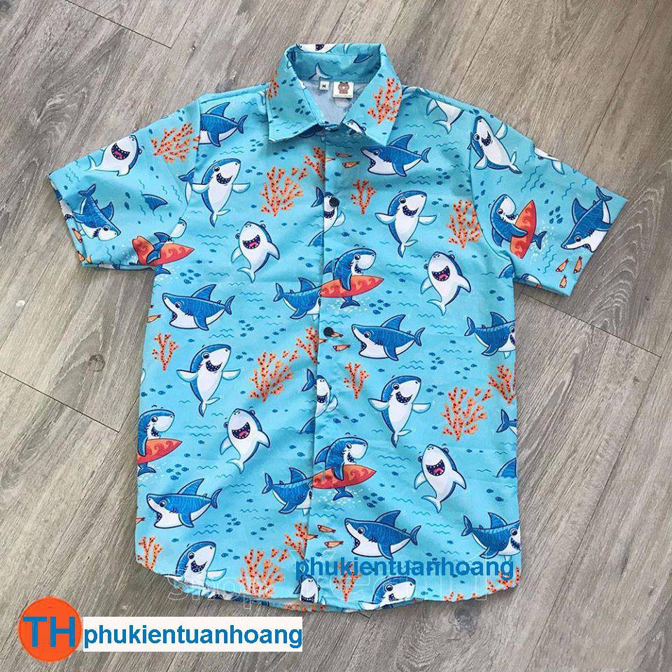 Áo sơ mi ngắn tay Ocean Shark