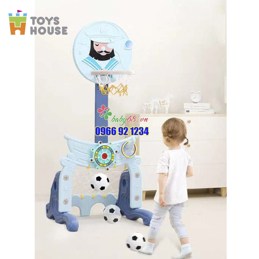 Bộ đồ chơi thể thao đa năng cho bé: Bóng đá, ném vòng, bóng rổ Toys House WM19041, WM19046