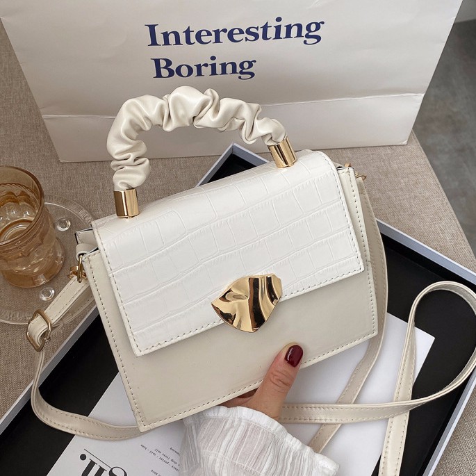 [Mã WAMT2405 giảm 10K đơn 0K] TÚI NỮ ĐEO CHÉO DA PU DÁNG VUÔNG KHÓA MẢNH ĐỒNG TD 140 | BigBuy360 - bigbuy360.vn