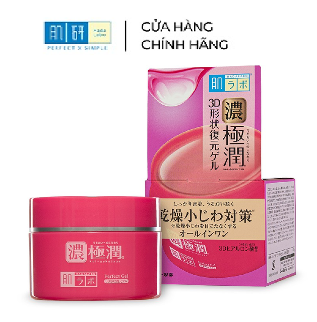 Gel dưỡng ẩm giúp làn da săn chắc Hada Labo Koi-Gokujyun 3D Perfect Gel (100G)