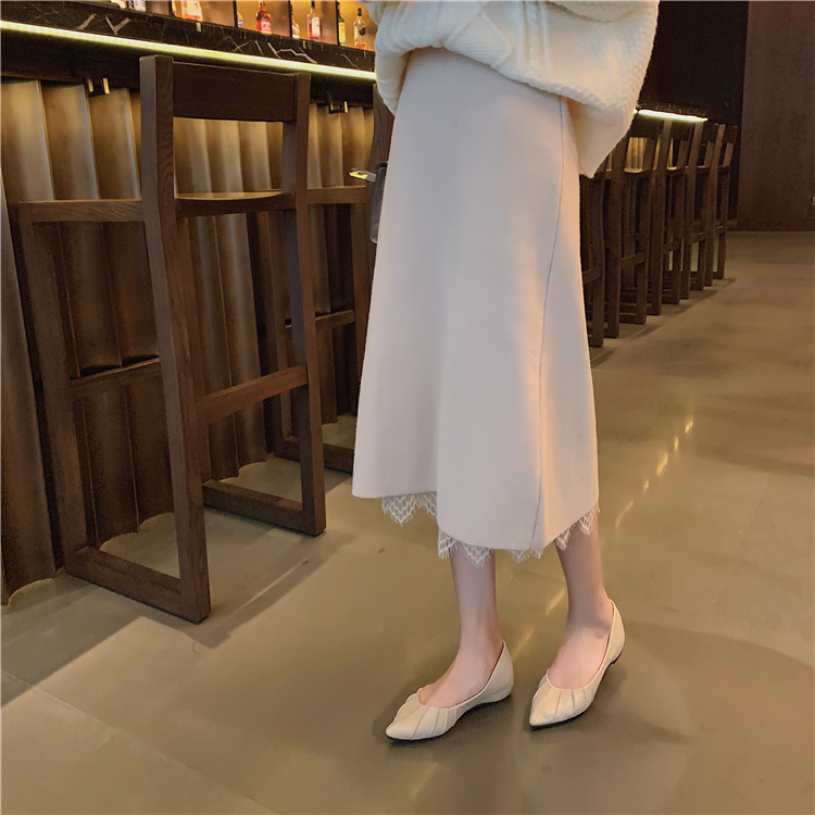 Chân Váy Chữ A Phối Ren Thời Trang Dành Cho Nữ 【Có thể đeo cả hai mặt】 | BigBuy360 - bigbuy360.vn
