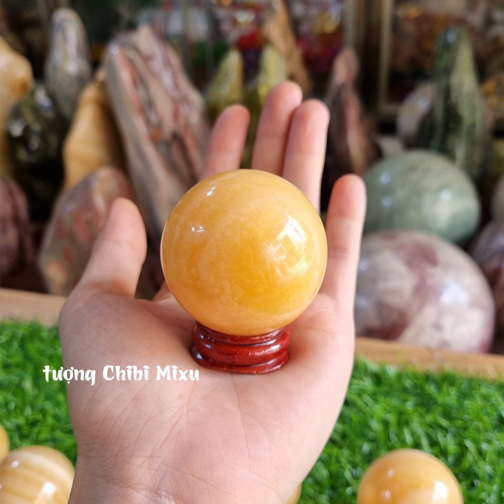Bi cầu ngọc Hoàng Long 4.5cm - 5.0cm cho người mệnh Kim và Thổ