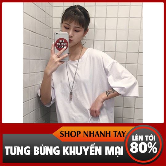 [ Big Sale ] Áo Tay Lỡ Form Rộng Nam Nữ Unisex C8 thời trang lamer