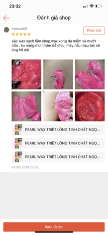 100g PEARL WAX TẨY LÔNG