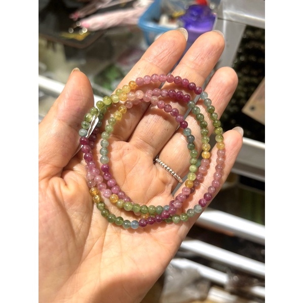 Vòng tay Tourmaline size nhí