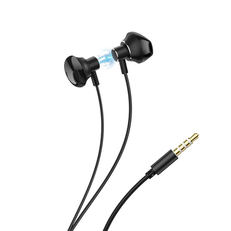 Tai Nghe Nhét Tai Hoco M75 Nghe Hay Có Mic Đàm Thoại, Âm Bass Rõ, Nghe Rất Ấm, Jack Cắm 3.5mm, Dài 1.2m, Dây Chống Rối.