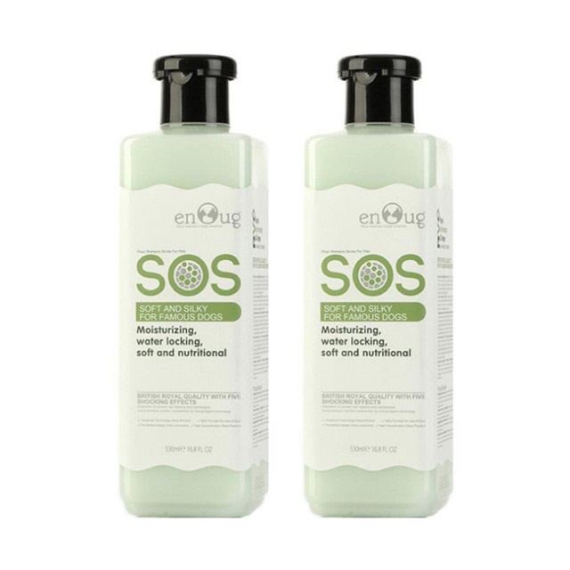 Sữa tắm cho chó mèo - SOS dưỡng lông, kháng khuẩn, diệt khuẩn - Màu xanh lá