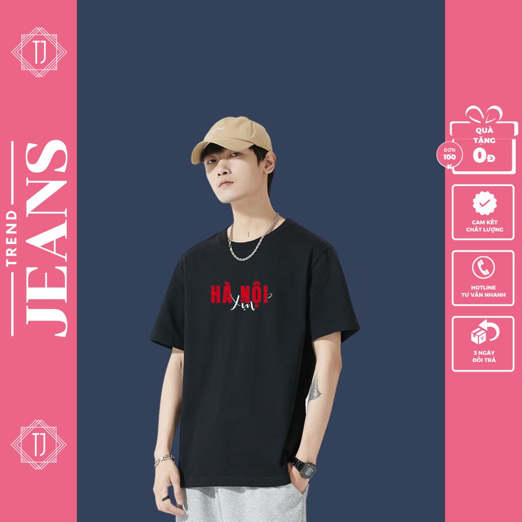 Áo thun nam nữ, áo phông unisex Hà Nội xịn chất cotton