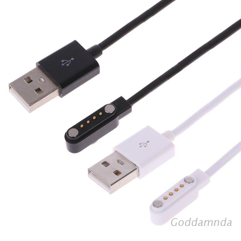 Dây Cáp Sạc Nam Châm Godd 4 Pin Cho Đồng Hồ Thông Minh Kw88 Kw18 Gt88 G3