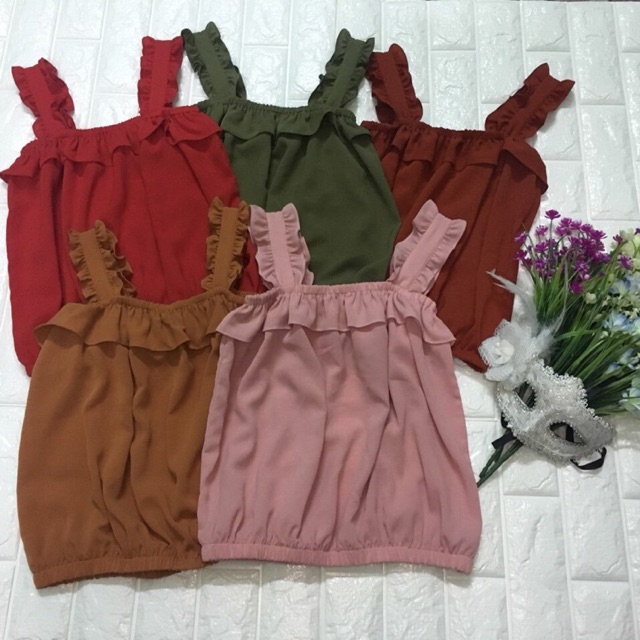 Áo 2 dây bản to