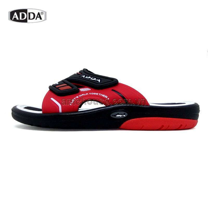 Dép Thái Lan nam quai ngang ADDA 2N28 - đỏ WQ