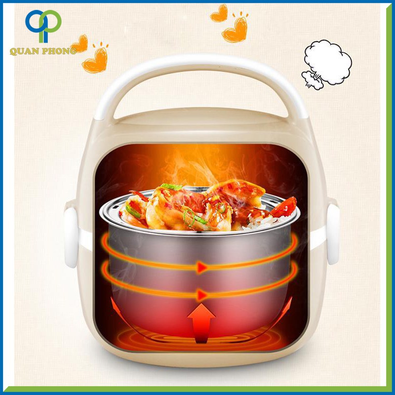 Hộp Cơm Cắm Điện, Hâm Nóng Giữ Nhiệt Lotor Bằng Hơi Nước Đảm Bảo Dinh Dưỡng Tốt Cho Bạn | BigBuy360 - bigbuy360.vn