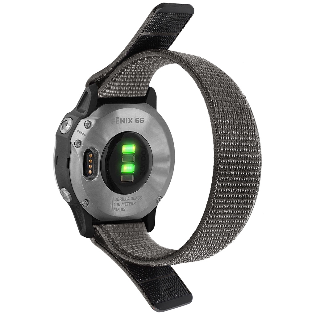 Dây đồng hồ vải nylon 20mm / 22mm cho Garmin Fenix 6 5 6S 5S Pro Plus / Forerunner 935 945 / Instinct