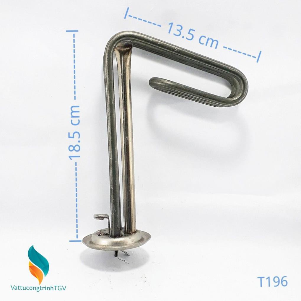 (196+346) Bộ sợi đốt bát 6,5*18.5+13.5cm + Thanh magie 5mm cho Bình nóng lạnh ROSSI - TÂN Á 15L