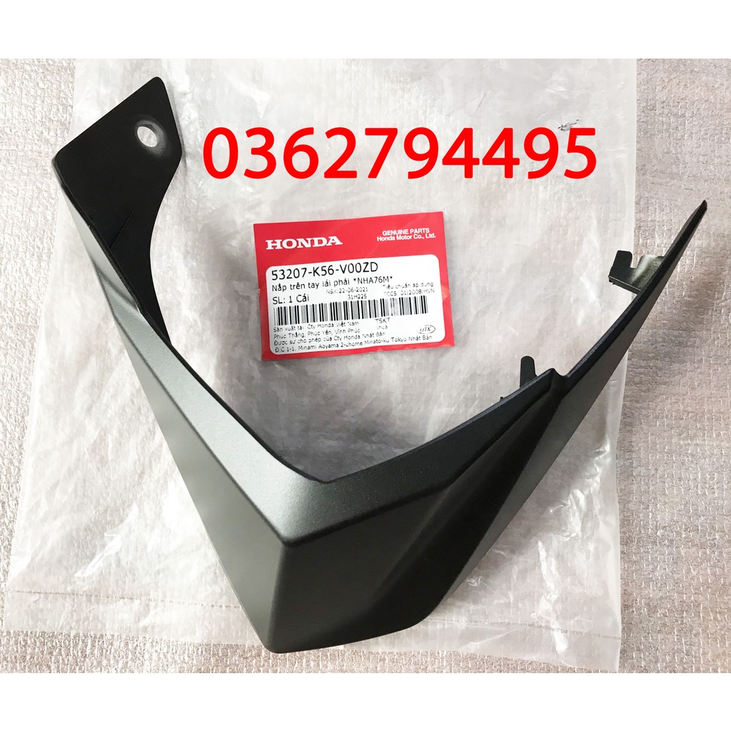 Dàn áo Winner V1 Đen nhám tem trắng Zin chính hãng Honda