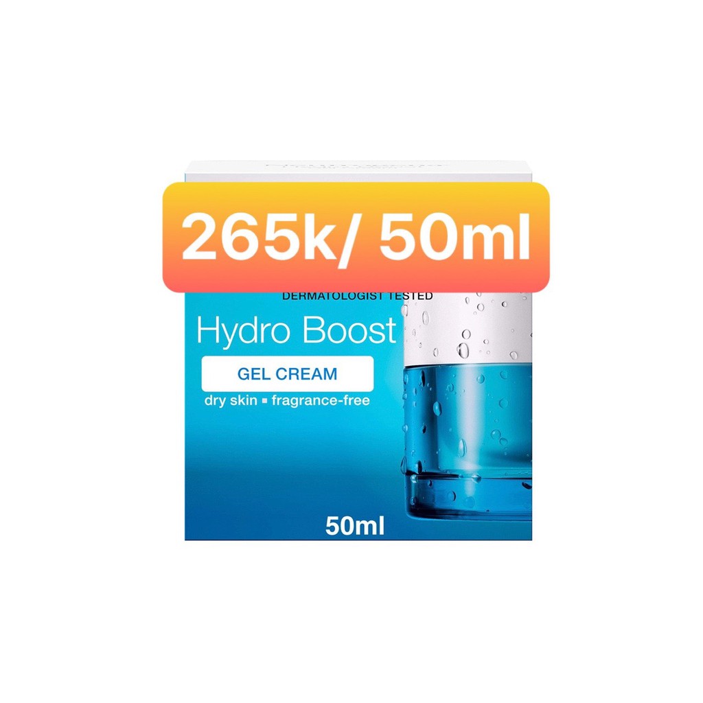 Kem dưỡng NEUTROGENA HYDRO BOOST WATER GEL/AQUA GEL/ GEL CREAM 50ml (HÀNG UK/FR CÓ BILL)