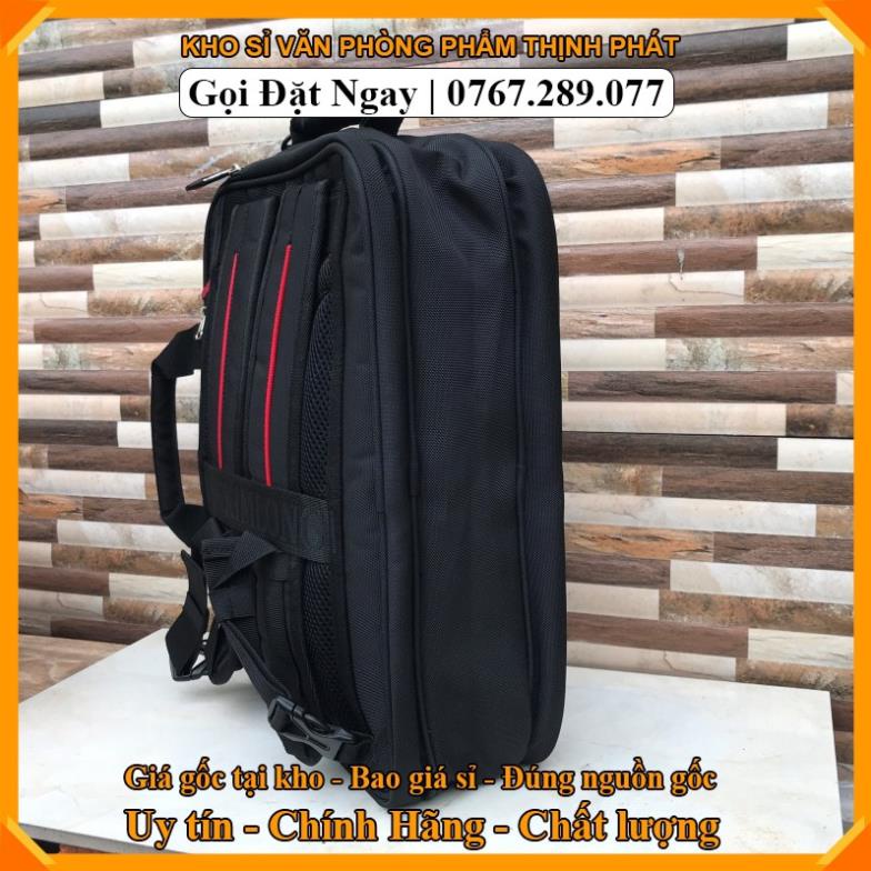 Balo , cặp đa năng học sinh cấp 2,3 màu đen ( 40x16x30cm ) (VPP THỊNH PHÁT)