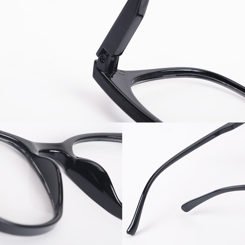 (YUZHU) +50°~+400° Mới Kính Đọc Sách Gọng Vuông Chống Ánh Sáng Xanh In Họa Tiết Da Báo Thời Trang Unisex