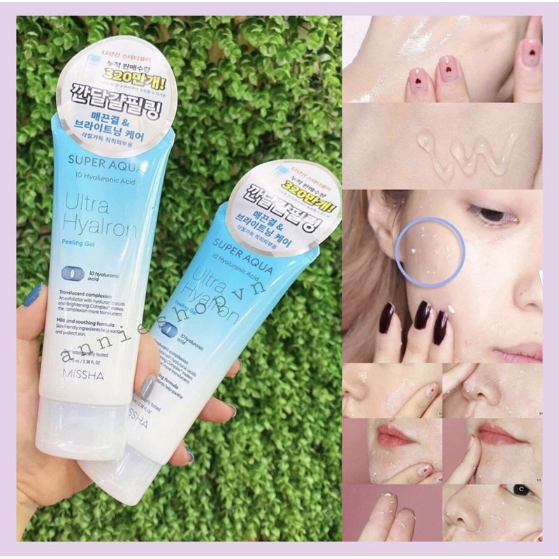 Gel tẩy tế bào chết Missha Super Aqua Peeling Gel