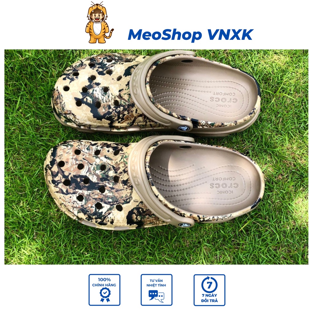Dép Cross Classic All - Terrain Clogs Camo, Dép Đi Mưa Chất Lượng Cao, Không Hôi Chân, VNXK - Chính Hãng.