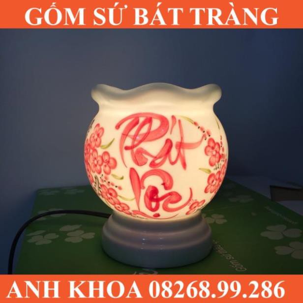 Combo 2 đèn và 1 tinh dầu - Gốm sứ Bát Tràng Anh Khoa